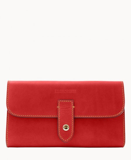 Dooney Alto Checkbook Holder Red ID-omuP34e8 - Click Image to Close