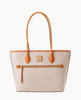 Dooney Wexford Leather Tote Oyster ID-dM2c3cuh