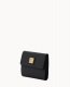 Dooney Saffiano Small Flap Credit Card Wallet Black ID-DlUdp1KQ