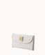 Dooney Saffiano Continental Clutch Ecru ID-FupHzEBH