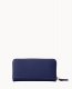 Dooney Saffiano Large Zip Around Marine ID-xQNGxJkk
