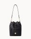 Dooney Saffiano Drawstring Black ID-puddd4kF