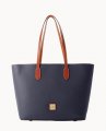 Dooney Pebble Grain Large Tote Midnight Blue ID-L862DVs5