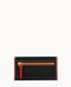 Dooney Pebble Grain Continental Clutch Black ID-BbBlLl05
