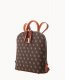 Dooney Gretta Small Zip Pod Backpack Brown Tmoro ID-28SI3A7u