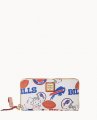 Dooney NFL Bills Large Zip Around Wristlet Bills ID-nOQiexT7