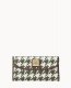 Dooney Houndstooth Continental Clutch Green ID-x350f3rs