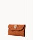 Dooney Ostrich Continental Clutch Caramel ID-3QwB4B5K