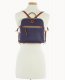 Dooney Pebble Grain Backpack Midnight Blue ID-iVGurnGe