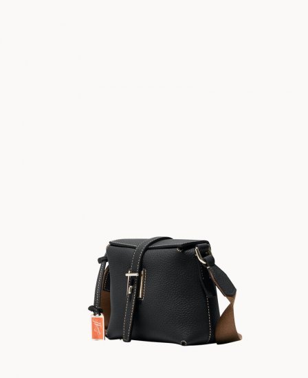 Dooney Henrys Mini Foldover Crossbody Black ID-oo9UCwxe - Click Image to Close