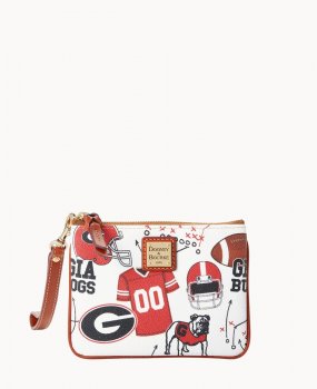 Dooney Collegiate Georgia Stadium Wristlet U OF GEORGIA ID-ngeaBdNS