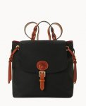 Dooney Nylon Flap Backpack Black ID-5jEMNa5E