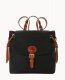 Dooney Nylon Flap Backpack Black ID-5jEMNa5E