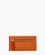 Dooney Pebble Grain Continental Clutch Plum Wine ID-1yAfXoMR