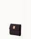 Dooney Ostrich Small Flap Credit Card Wallet Black Black ID-mlHH7rZD