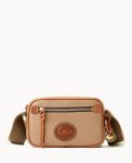 Dooney All Weather Leather 3.0 Camera Crossbody 20 Taupe ID-KG67J93S