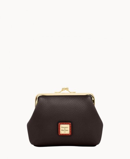 Dooney Pebble Grain Large Frame Purse Black ID-MCyTQvJL - Click Image to Close