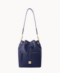 Dooney Saffiano Drawstring Marine ID-DGmP7hNu