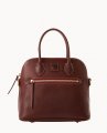 Dooney Florentine Domed Satchel Chestnut ID-D5KiiWve