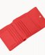 Dooney Pebble Grain Small Flap Credit Card Wallet Red ID-xIYaK7PS