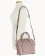 Dooney Saffiano Domed Zip Satchel Oyster ID-itjSNmc8