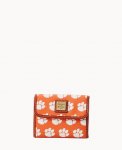 Dooney Collegiate Clemson Flap Credit Card Wallet CLEMSON ID-kzxF5lnE