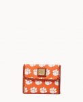 Dooney Collegiate Clemson Flap Credit Card Wallet CLEMSON ID-kzxF5lnE