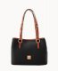 Dooney Pebble Grain Small Briana with Pouch Black ID-ZJRwy1cM