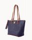 Dooney Pebble Grain Small Tobi Tote Midnight Blue ID-kFmSxhQE