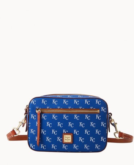 Dooney MLB Royals Camera Zip Crossbody ROYALS ID-lbH860HS - Click Image to Close