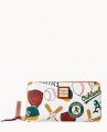 Dooney MLB Athletics Large Zip Around Wristlet ATHLETICS ID-v9UOvlns