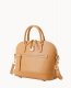 Dooney Saffiano Domed Zip Satchel Camel ID-DU3gXdKJ