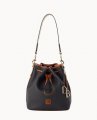 Dooney Pebble Grain Drawstring Black ID-yWwATsYX