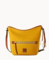 Dooney Pebble Grain Zip Sac Mustard ID-sq4Y8haY