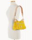 Dooney Patent Small Hobo Yellow ID-odJ547Ua