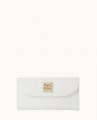 Dooney Saffiano Continental Clutch Off White ID-gkgnccts