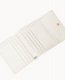 Dooney Pebble Grain Small Flap Credit Card Wallet White ID-xLolOzX2