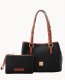 Dooney Pebble Grain Small Briana with Pouch Black ID-ZJRwy1cM