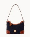 Dooney Suede Shoulder Bag Navy ID-L6M0joM6