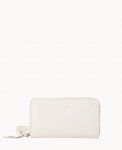 Dooney Henrys Large Zip Around Wristlet White ID-s0ZZYyfE
