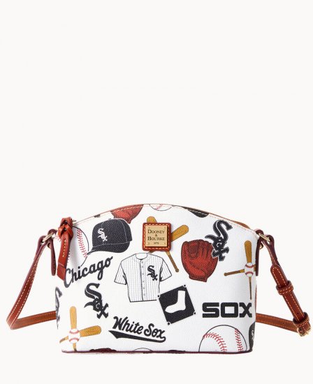 Dooney MLB White Sox Suki Crossbody WHITE SOX ID-IoMD5d4A - Click Image to Close