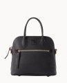 Dooney Florentine Domed Satchel Black Black ID-JnxnH9q2