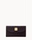 Dooney Ostrich Continental Clutch Black ID-Hfx0Vg39