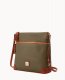 Dooney Pebble Grain Large Tassel Crossbody Olive ID-SFNPiOOp