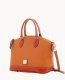 Dooney Pebble Grain Darcy Satchel Caramel ID-SRqcnuDC