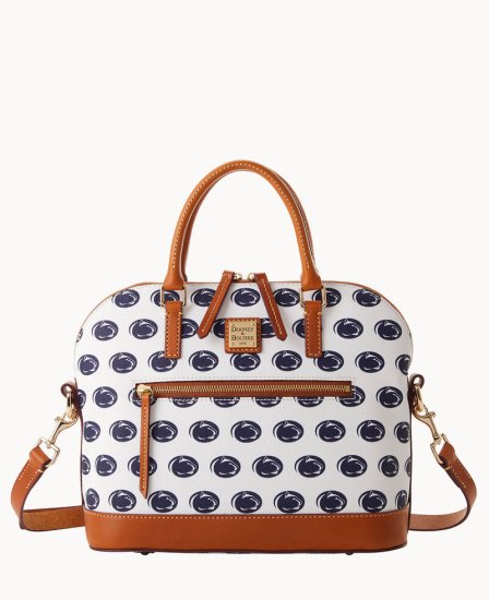 Dooney Collegiate Penn State Domed Zip Satchel PENN STATE ID-l6tQ7Ugi - Click Image to Close