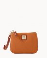 Dooney Pebble Grain Stadium Wristlet French Caramel ID-vdbsHVoK