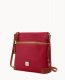 Dooney Pebble Grain Large Tassel Crossbody Wine ID-n6joyHzX