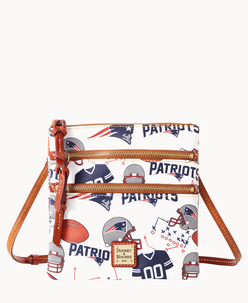 Dooney NFL Patriots N S Triple Zip Crossbody PATRIOTS ID-W67VkTaX Dooney NFL Patriots N S Triple Zip Crossbody PATRIOTS ID-W67VkTaX