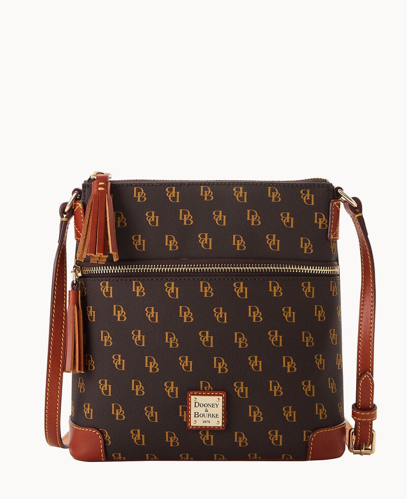 Dooney Gretta Small Tassel Crossbody Brown Tmoro ID-uLQst006 Dooney Gretta Small Tassel Crossbody Brown Tmoro ID-uLQst006
